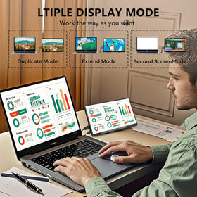HAMTYSAN HDMI and USB power cables connected showing fast plug-and-play setup benefit