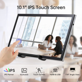HAMTYSAN touchscreen close-up highlighting responsive five-point touch accuracy