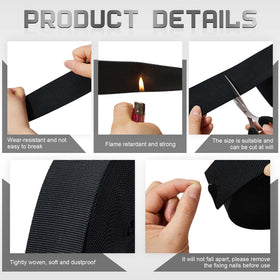 Hanaive sleeve covering a hydraulic hose demonstrating abrasion protection benefit