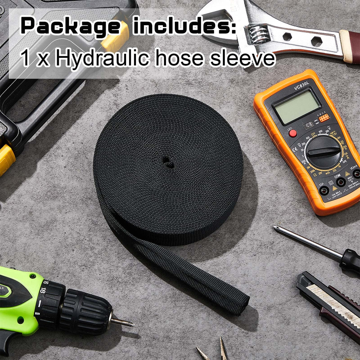 Hanaive sleeve installed on a tig torch cable demonstrating flexible protection and movement