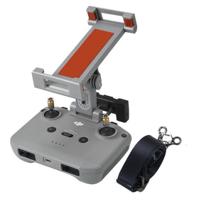 Hanatora RC-N3 tablet holder mounted on antenna slot for stable drone control.