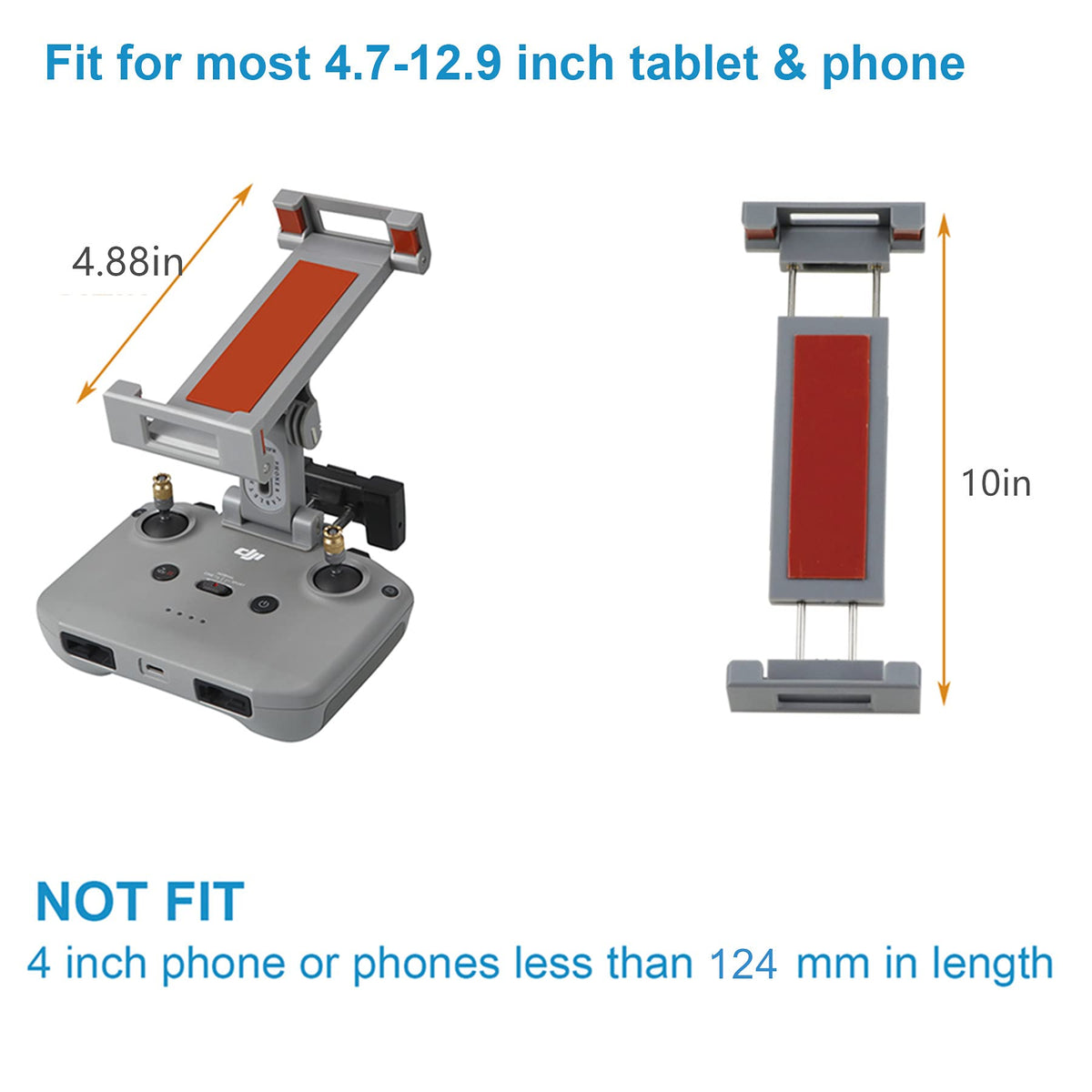 Hanatora RC-N3 quick-installation button enables fast attachment and removal.