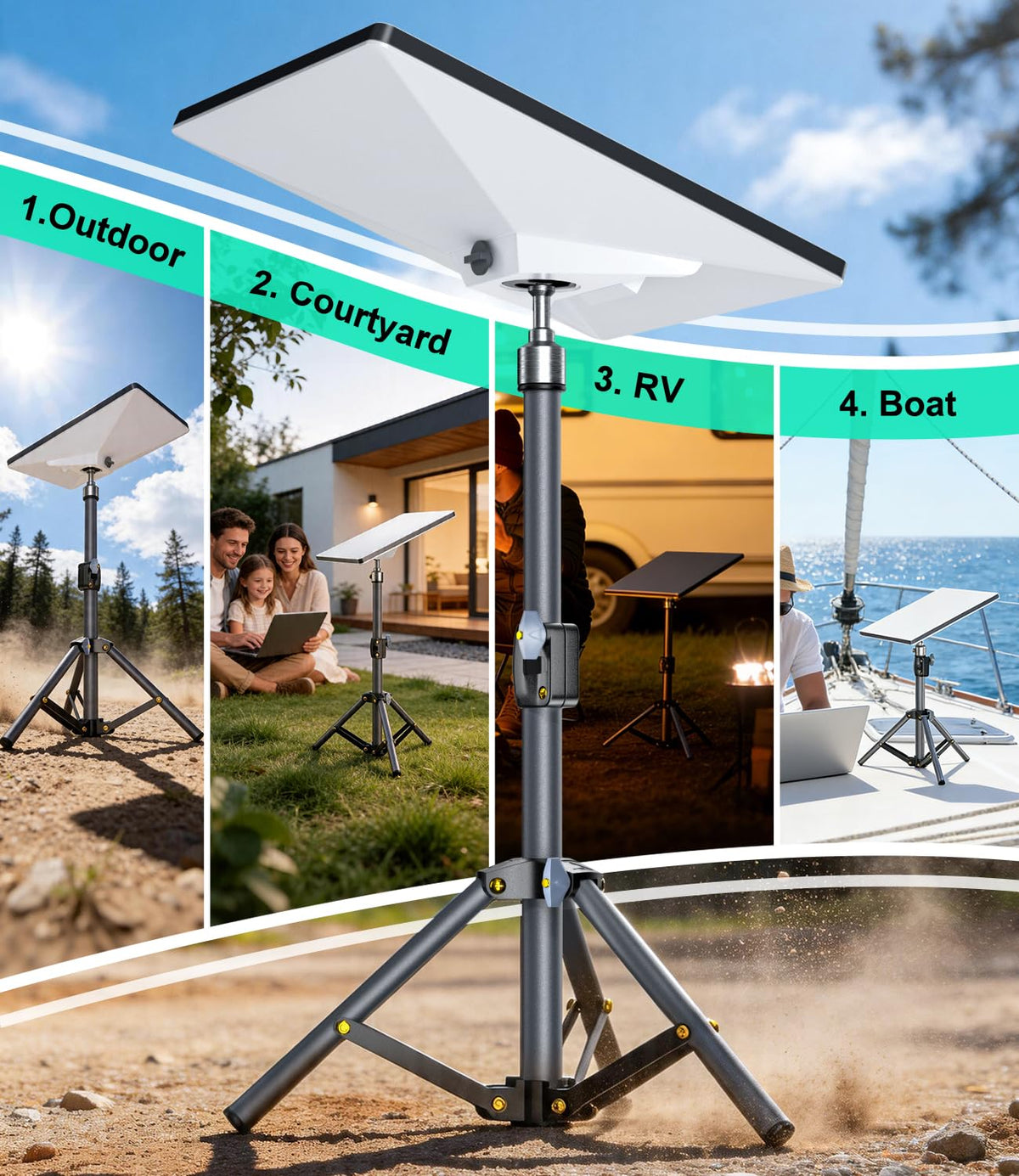 HanCenDa Starlink Mini Tripod easy installation included.