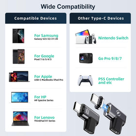 HanCenDa compatible with MacBook, iPad, Switch and more via magnetic USB C