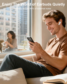 Handzee touch controls for calls and volume provide hands-free convenience.