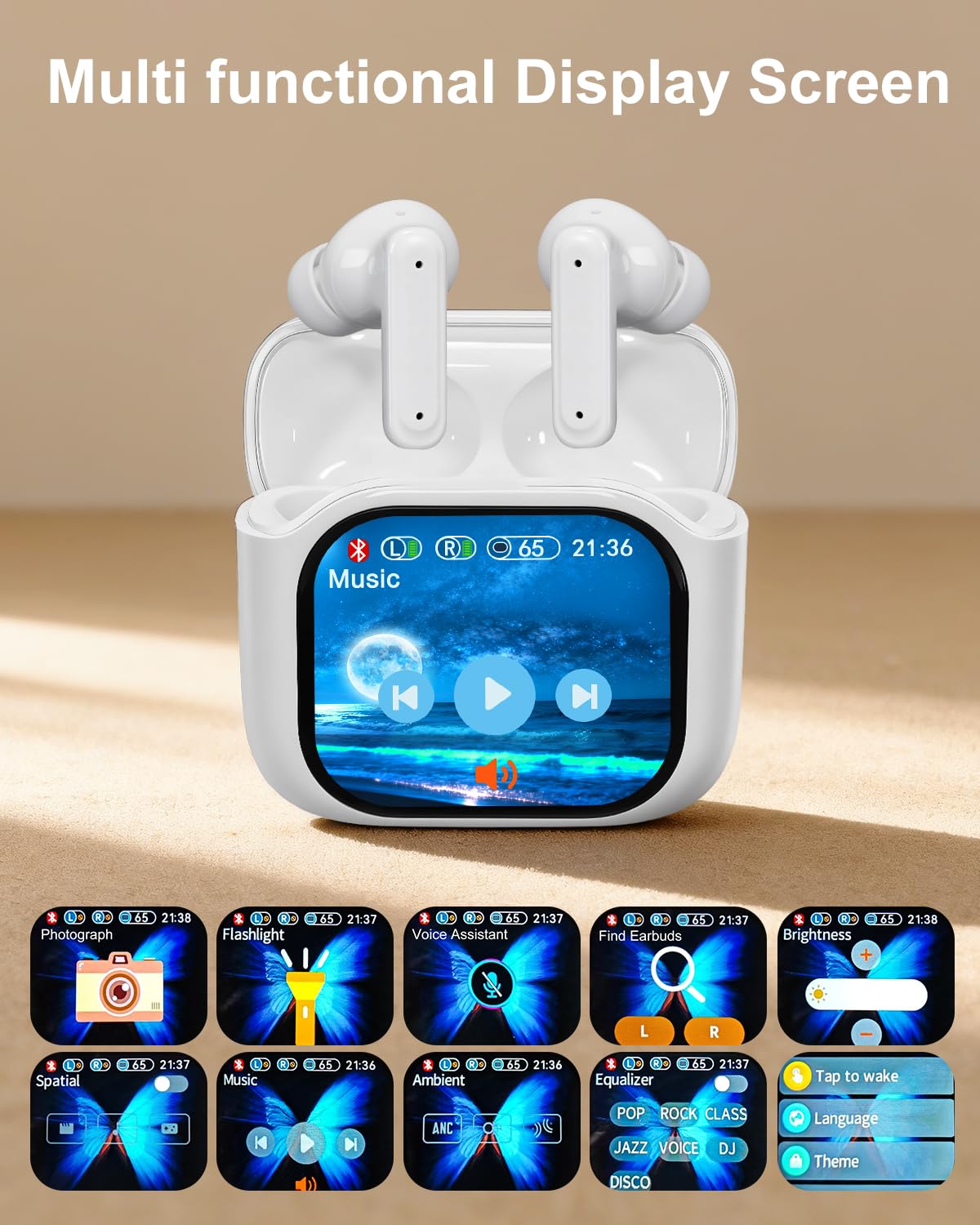 Handzee touch earbuds offering on-screen navigation and gestures