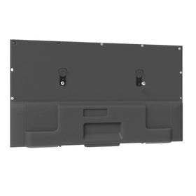 Hang Smart TV side profile of mounted TV showing low-profile fit and neat finish