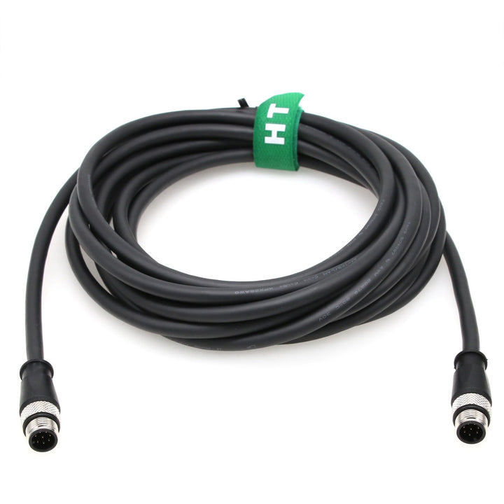 HangTon front connector view showing 8-pin male plug and waterproof sealing for reliable marine connections