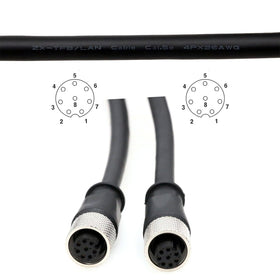 HangTon cable connected to Humminbird control head illustrating easy plug-and-play setup
