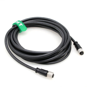 HangTon cable in industrial network rack showing versatility with switches and sensors
