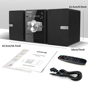 HANLIM USB port ready for MP3 playback and playlists.