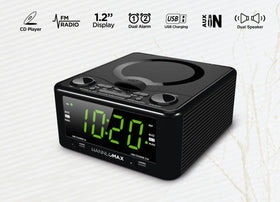 HANNLOMAX 1.2-inch green LED display with dimmer for comfortable night reading