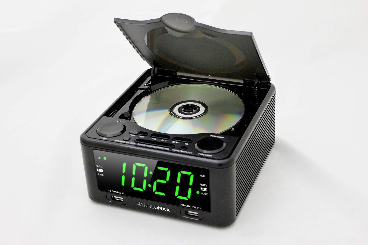 HANNLOMAX side view with AC adapter connected for continuous power reliability