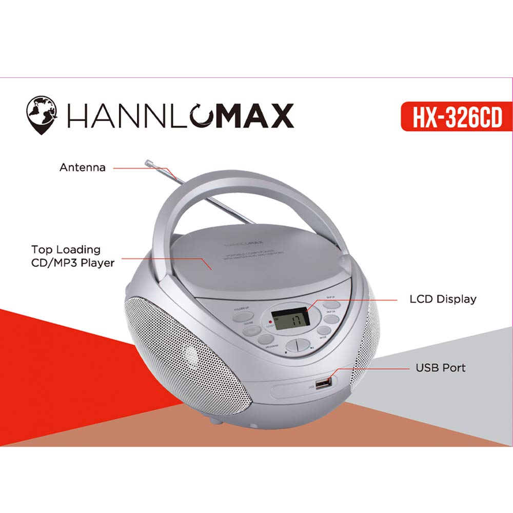 HANNLOMAX boombox in outdoor setting showing portable battery-powered use