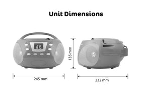 HANNLOMAX HX-332CD in outdoor picnic setting illustrating Bluetooth streaming and mobile convenience