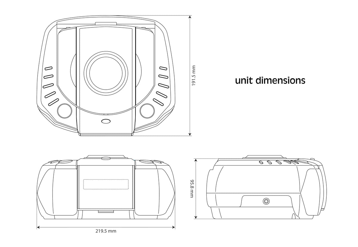 HANNLOMAX in a bedroom setting showing easy alarm and listening convenience