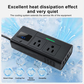 HANSSHOW 200W inverter LED display for real-time status monitoring.