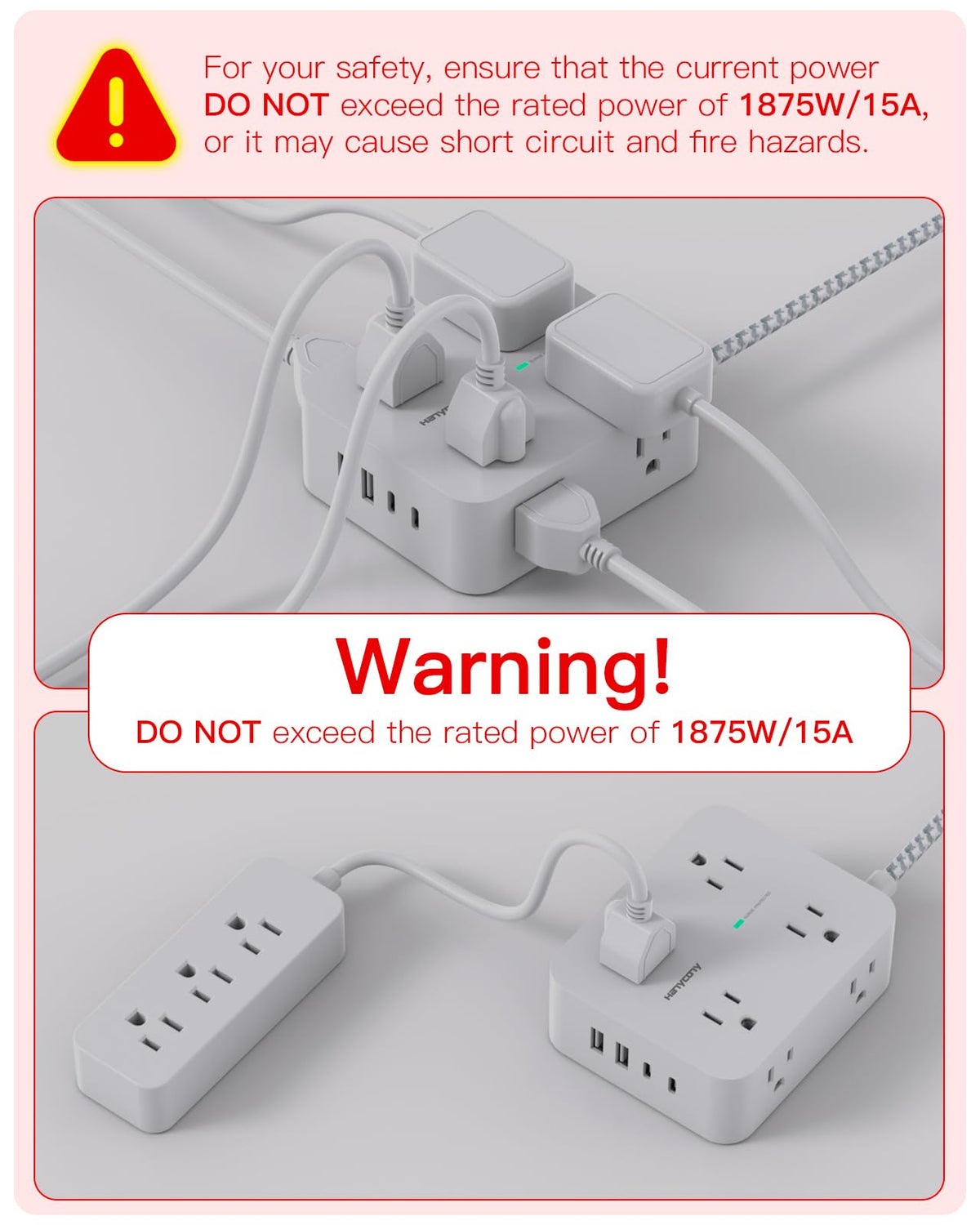 HANYCONY flame-retardant PC shell enhances safety and durability.