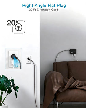 HANYCONY mounted under desk to keep cables tidy and off surfaces