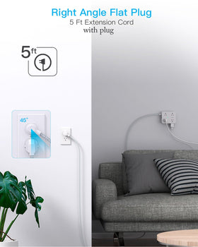 HANYCONY overload protection with 1080 Joules guards connected devices