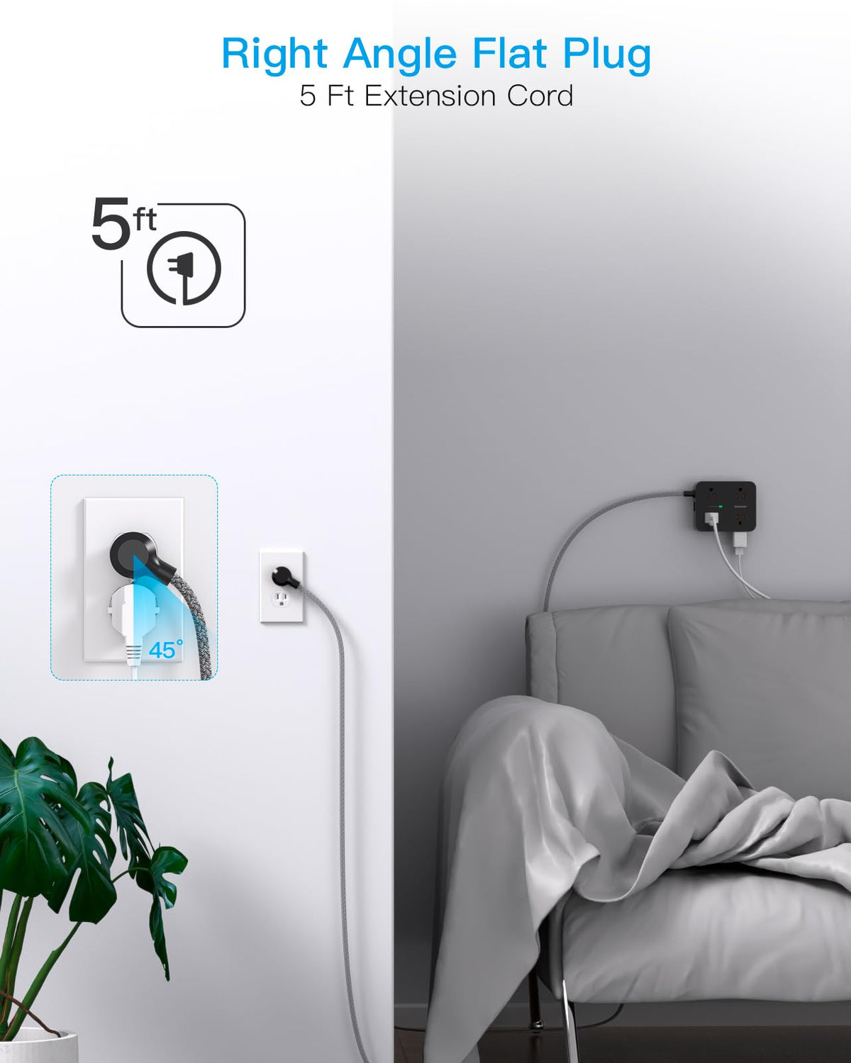 HANYCONY surge protection indicator confirms protection is active.