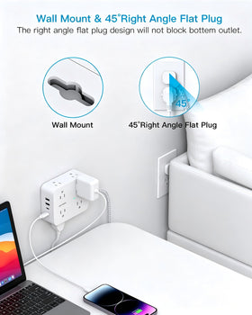 HANYCONY USB-C ports for fast laptop and device charging.