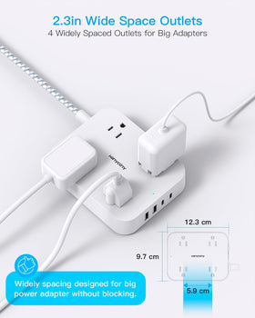 HANYCONY wall-mount ready charging station on a desk setup.
