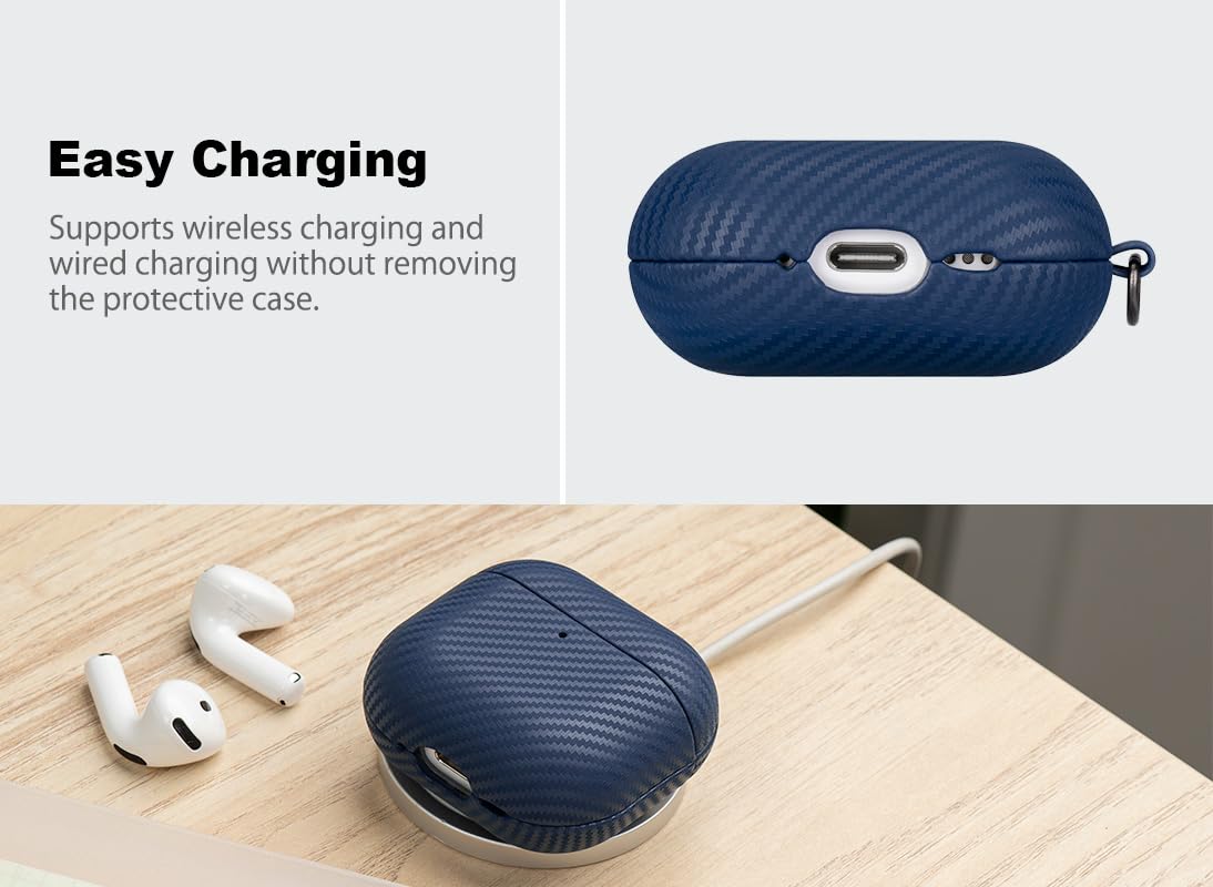 HAOBOBRO case includes portable carabiner keychain for easy attachment