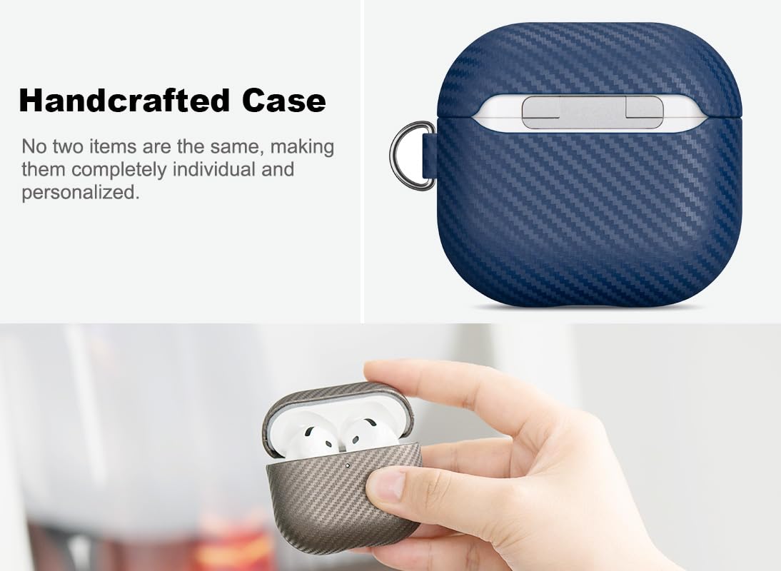 HAOBOBRO AirPods 4 case with Makrolon shell for lightweight durability