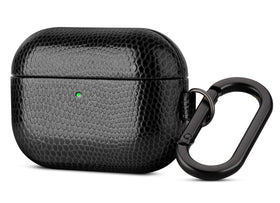 HAOBOBRO AirPods Pro 3 case with carabiner for portability and secure attachment.