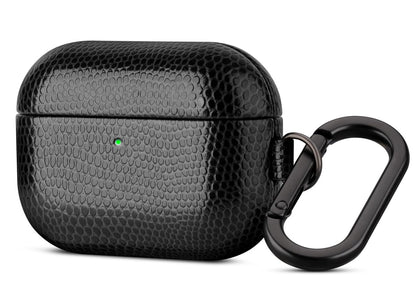 HAOBOBRO AirPods Pro 3 case with carabiner for portability and secure attachment.