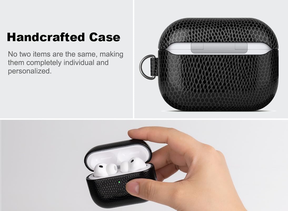 HAOBOBRO vegan leather exterior for refined look and durable protection.