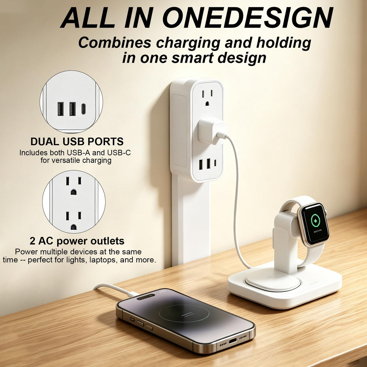 haodsso fully extended length demonstrating reach for hard to access outlets