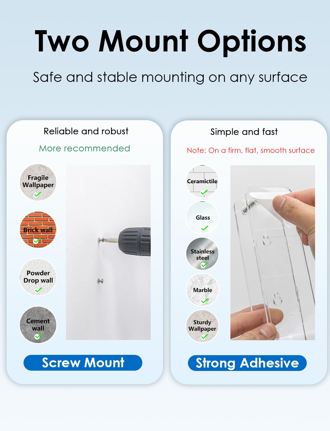 Haohaio laptop mount supports devices up to 1.26 inches thick for versatile use.
