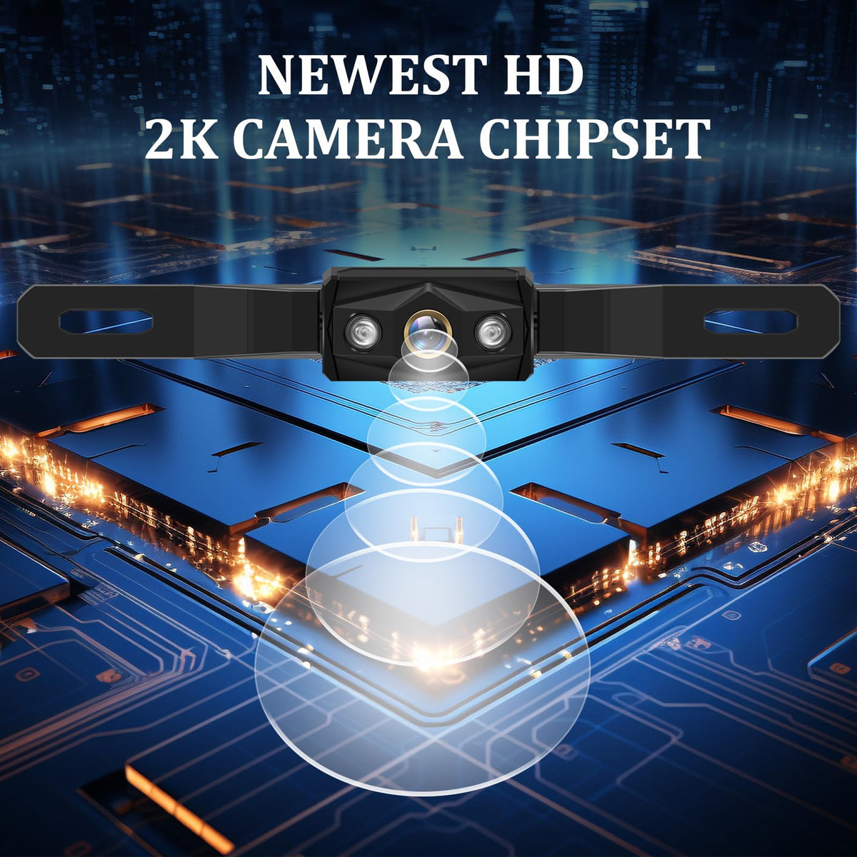 HaoKeo night vision demo capturing clear low-light rear image for safety