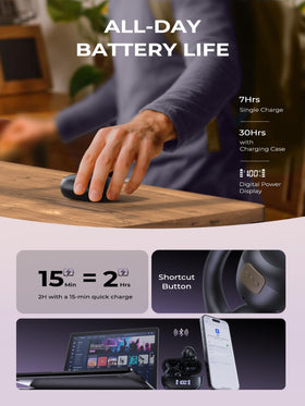 Haowolf charging case extending playback up to 30 hours