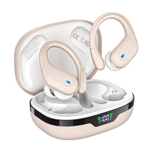HAOYUYAN front packaging showing earbuds and case, highlights battery and features