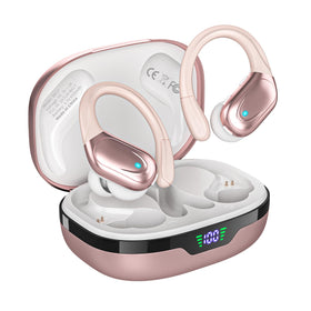 HAOYUYAN BX17 front packaging showing earbuds and case for easy unboxing