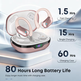 HAOYUYAN charging case with LED display for precise battery info