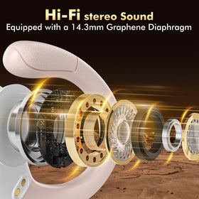 HAOYUYAN charging case with LED display showing precise battery