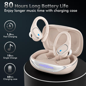 HAOYUYAN charging case LED display visible for easy battery checks