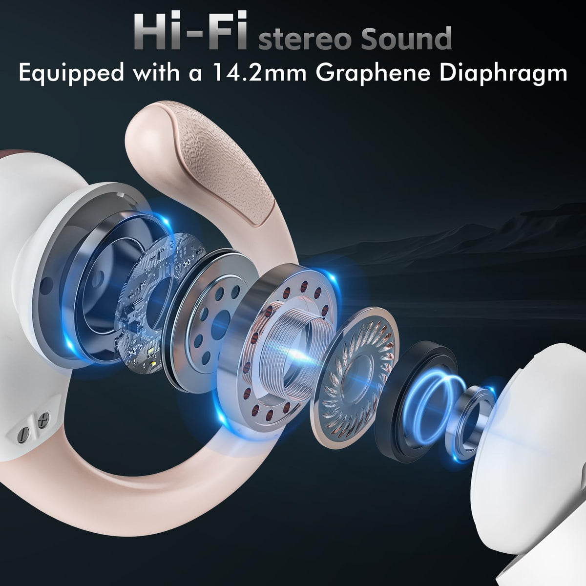 HAOYUYAN T16 driver close-up highlighting sound detail and clarity