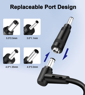 HAPIGD close-up of DC plug demonstrating secure connection benefit
