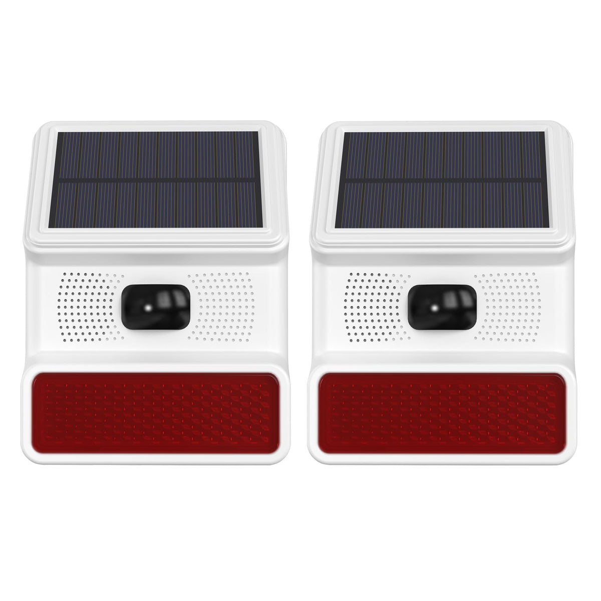 Hapippofa solar driveway alarm front view for outdoor security and rapid deterrence.