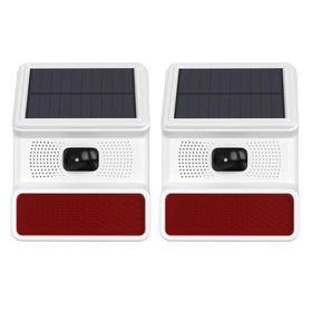 Hapippofa solar driveway alarm front view for outdoor security and rapid deterrence.