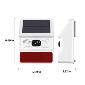 Hapippofa solar driveway alarm two-pack offers flexible multi-location setup.