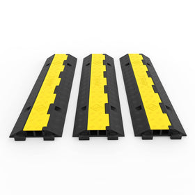 Happybuy front view of 3-pack ramp showing high visibility for safer traffic
