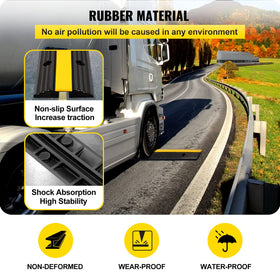 Happybuy installed on a driveway protecting cords while vehicles pass