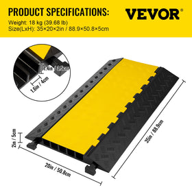 Happybuy side profile next to ruler showing 2-inch height for low clearance