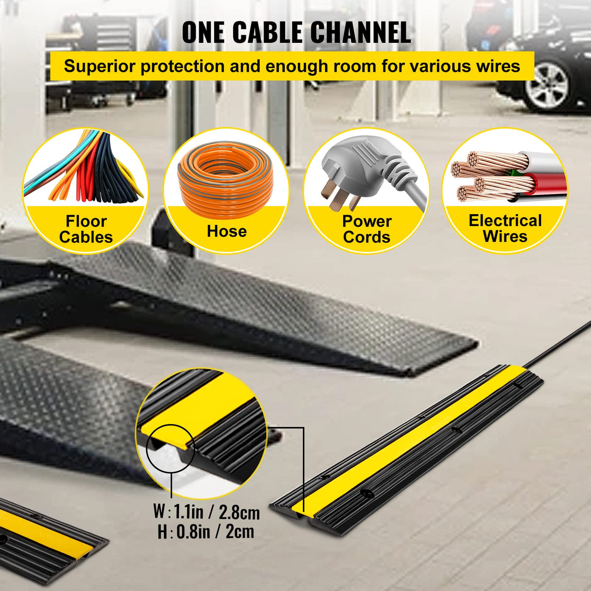 Happybuy textured top detail offering slip resistance and safety